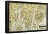 Mount Desert Island And Coast Of Maine - Panoramic Map-null-Framed Poster