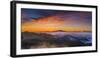 Mount Diablo Rising - Classic Epic Sunrise, Mount Diablo San Francisco East Bay-Vincent James-Framed Photographic Print