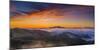 Mount Diablo Rising - Classic Epic Sunrise, Mount Diablo San Francisco East Bay-Vincent James-Mounted Photographic Print