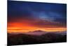 Mount Diablo Sunrise magic, East bay Hills, San Francisco-Vincent James-Mounted Photographic Print