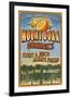 Mount Dora, Florida - Orange Orchard Sign-Lantern Press-Framed Art Print