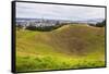 Mount Eden, Auckland, North Island, New Zealand, Pacific-Matthew Williams-Ellis-Framed Stretched Canvas