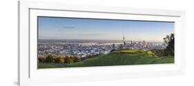 Mount Eden Volanic Crater and City Skyline Auckland, North Island, New Zealand, Australasia-Doug Pearson-Framed Photographic Print