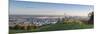 Mount Eden Volanic Crater and City Skyline Auckland, North Island, New Zealand, Australasia-Doug Pearson-Mounted Photographic Print