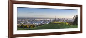 Mount Eden Volanic Crater and City Skyline Auckland, North Island, New Zealand, Australasia-Doug Pearson-Framed Photographic Print