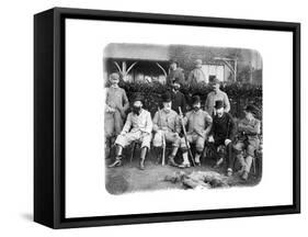 Mount Edgcumbe, Group Photo with Edward Vii, C1882-null-Framed Stretched Canvas