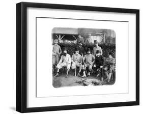 Mount Edgcumbe, Group Photo with Edward Vii, C1882-null-Framed Giclee Print