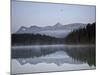 Mount Edith Cavell in Leach Lake, Jasper Nat'l Park, UNESCO World Heritage Site, Alberta, Canada-James Hager-Mounted Photographic Print