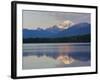 Mount Edith Cavell Reflected in Pyramid Lake, Early Morning, Jasper National Park, UNESCO World Her-Martin Child-Framed Photographic Print