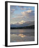 Mount Edith Cavell Reflected in Pyramid Lake, Early Morning, Jasper National Park, UNESCO World Her-Martin Child-Framed Photographic Print