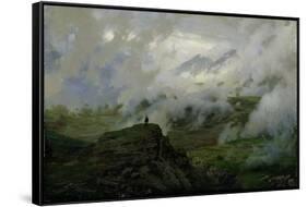 Mount El'Brus, Russia, 1894-Nikolai Aleksandrovich Yaroshenko-Framed Stretched Canvas