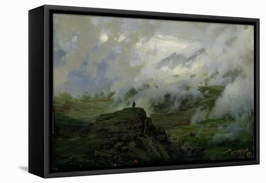 Mount El'Brus, Russia, 1894-Nikolai Aleksandrovich Yaroshenko-Framed Stretched Canvas