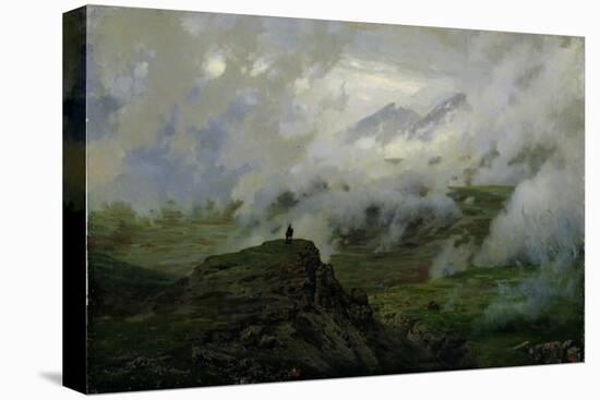 Mount El'Brus, Russia, 1894-Nikolai Aleksandrovich Yaroshenko-Stretched Canvas