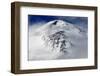 Mount Elbrus, the Highest Mountain in Europe (5,642M) Surrounded by Clouds, Caucasus, Russia-Schandy-Framed Photographic Print