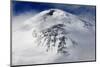 Mount Elbrus, the Highest Mountain in Europe (5,642M) Surrounded by Clouds, Caucasus, Russia-Schandy-Mounted Photographic Print