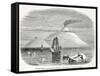 Mount Erebus and Beaufort Island from Ross's Antarctic Voyage-null-Framed Stretched Canvas