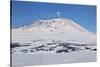 Mount Erebus, Antarctica. Panoramic Composite-Janet Muir-Stretched Canvas