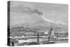 Mount Etna, from Catania-German School-Stretched Canvas