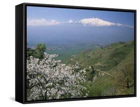 Mount Etna, Island of Sicily, Italy, Mediterranean-N A Callow-Framed Stretched Canvas