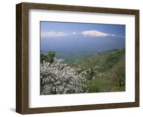 Mount Etna, Island of Sicily, Italy, Mediterranean-N A Callow-Framed Photographic Print