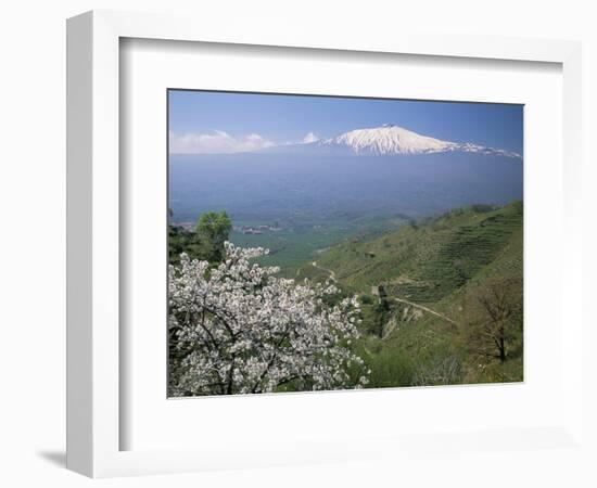 Mount Etna, Island of Sicily, Italy, Mediterranean-N A Callow-Framed Photographic Print