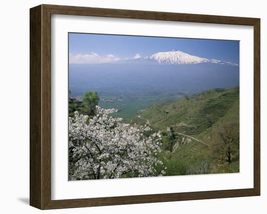 Mount Etna, Island of Sicily, Italy, Mediterranean-N A Callow-Framed Photographic Print