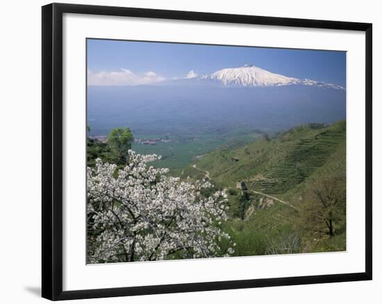 Mount Etna, Island of Sicily, Italy, Mediterranean-N A Callow-Framed Photographic Print