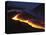 Mount Etna Lava Flow at Night, Sicily, Italy-null-Stretched Canvas