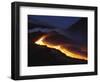 Mount Etna Lava Flow at Night, Sicily, Italy-null-Framed Photographic Print