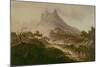 Mount Etna, Sicily-Frederick Goodall-Mounted Giclee Print