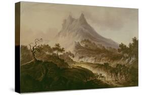 Mount Etna, Sicily-Frederick Goodall-Stretched Canvas