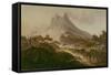 Mount Etna, Sicily-Frederick Goodall-Framed Stretched Canvas