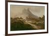 Mount Etna, Sicily-Frederick Goodall-Framed Giclee Print