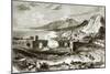 Mount Etna (Viewed from Taurominium), in Sicily-English-Mounted Giclee Print