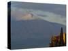 Mount Etna Volcano from Taormina, Mount Etna Region, Sicily, Italy, Europe-Duncan Maxwell-Stretched Canvas