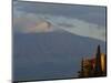 Mount Etna Volcano from Taormina, Mount Etna Region, Sicily, Italy, Europe-Duncan Maxwell-Mounted Photographic Print