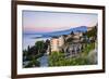 Mount Etna Volcano Rising Above Taormina at Sunrise-Matthew Williams-Ellis-Framed Photographic Print