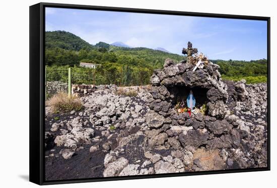 Mount Etna Volcano-Matthew Williams-Ellis-Framed Stretched Canvas