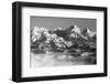 Mount Everest (8848m) in the Himalayas above the clouds, Nepal-Keren Su-Framed Photographic Print