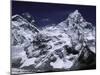 Mount Everest and Ama Dablam, Nepal-Michael Brown-Mounted Premium Photographic Print