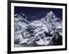 Mount Everest and Ama Dablam, Nepal-Michael Brown-Framed Premium Photographic Print