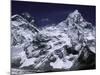 Mount Everest and Ama Dablam, Nepal-Michael Brown-Mounted Photographic Print