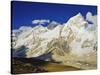 Mount Everest and Nuptse from Kala Patthar, Sagarmatha Natl Park, UNESCO World Heritage Site, Nepal-Jochen Schlenker-Stretched Canvas