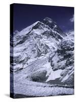 Mount Everest and the Landscape That Surrounds It, Nepal-Michael Brown-Stretched Canvas