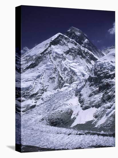 Mount Everest and the Landscape That Surrounds It, Nepal-Michael Brown-Stretched Canvas