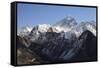 Mount Everest From Gokyo Ri. Sagarmatha National Park. Solukhumbu District. Nepal-Oscar Dominguez-Framed Stretched Canvas