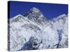 Mount Everest from Kala Pata, Himalayas, Nepal, Asia-David Poole-Stretched Canvas