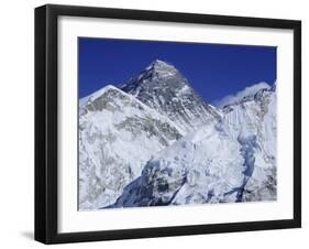 Mount Everest from Kala Pata, Himalayas, Nepal, Asia-David Poole-Framed Photographic Print