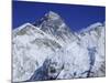 Mount Everest from Kala Pata, Himalayas, Nepal, Asia-David Poole-Mounted Photographic Print