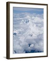 Mount Everest, Himalayas, Border Nepal and Tibet, China-Ethel Davies-Framed Photographic Print